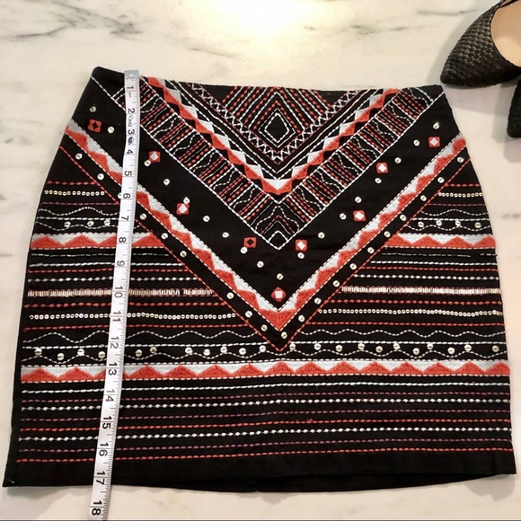 Sequin embroidered skirt - Picture 4 of 5